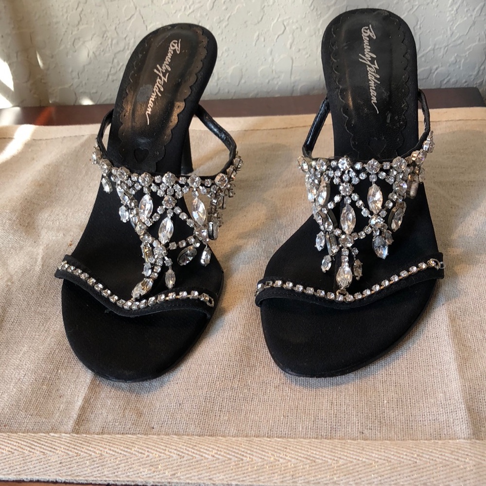 Stiletto black dress shoes